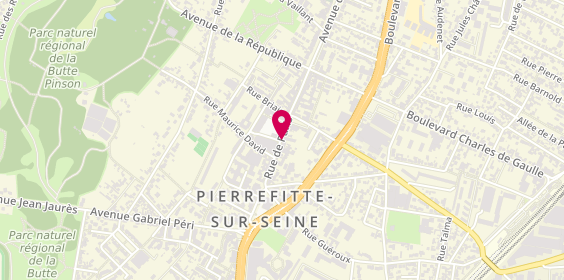 Plan de Far' Optique, 28 Rue de Paris, 93380 Pierrefitte-sur-Seine