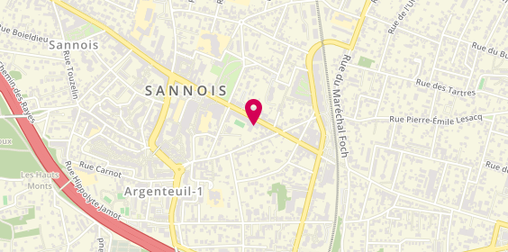Plan de Sannois Optical, 31 Boulevard Charles de Gaulle, 95110 Sannois