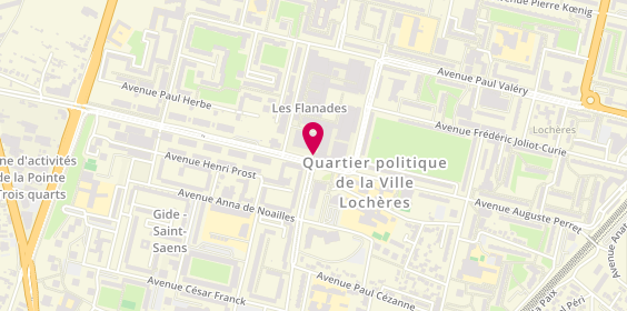 Plan de OptiCenter & Audition, 8 avenue Auguste Perret, 95200 Sarcelles