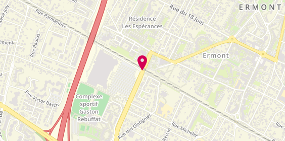 Plan de Optique Cernay, Centre Commercial Cora Avenue Prés Georges Pompidou, 95120 Ermont