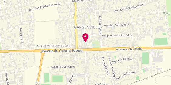 Plan de Gargenville Optique, 14 Avenue Mademoiselle Dosne, 78440 Gargenville
