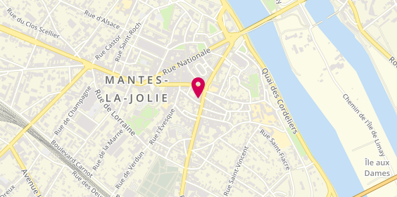 Plan de L'Opticine, 10 Rue Prte Aux Saints, 78200 Mantes-la-Jolie