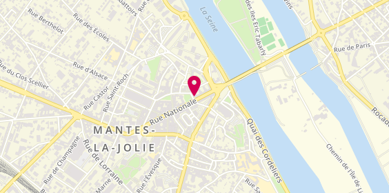 Plan de La Place, 17 place Saint-Maclou, 78200 Mantes-la-Jolie