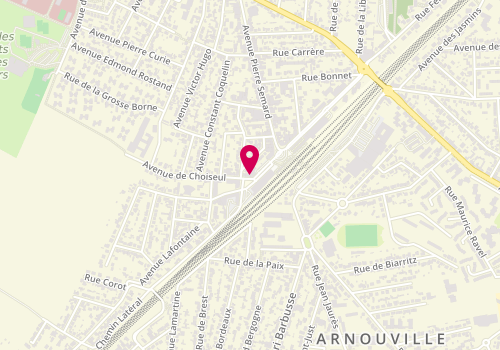 Plan de Optic 2000, 2 avenue de Choiseul, 95400 Arnouville