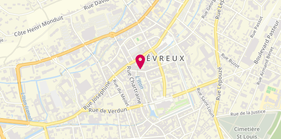 Plan de Vaudrel Opticiens, 5 Rue de Grenoble, 27000 Évreux