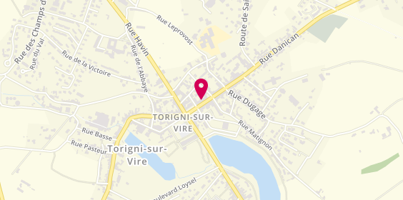 Plan de Les Opticiens Libres, 19 Rue de la République, 50160 Torigny-les-Villes