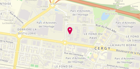Plan de Menrad Sa, 23 Rue du Petit Albi, 95800 Cergy