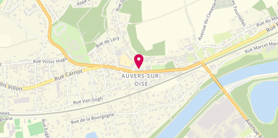 Plan de Les Opticiens du Vexin, 48 Rue du Général de Gaulle, 95430 Auvers-sur-Oise