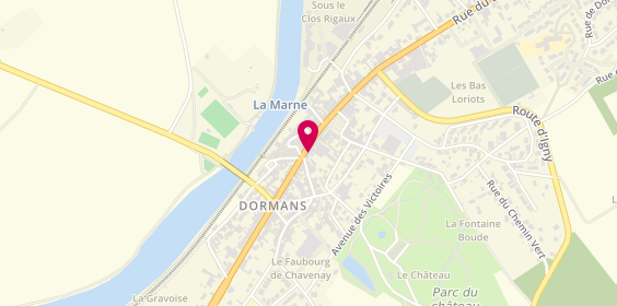 Plan de Optique Dormans, 6 Rue Jean de Dormans, 51700 Dormans