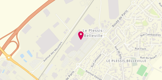 Plan de Atol, Route de Paris Centre Commercial Les Portes du Valois, 60330 Le Plessis-Belleville