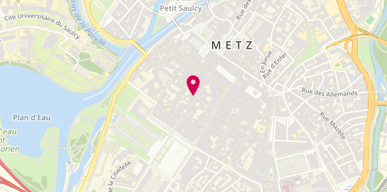 Plan de Grand Optical, 11 Rue des Clercs, 57000 Metz