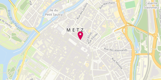 Plan de Optical Center, 38 en Fournirue, 57000 Metz