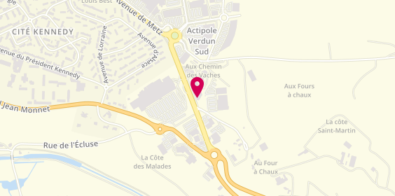 Plan de Optical Center, 145 Route de Metz, 55100 Haudainville