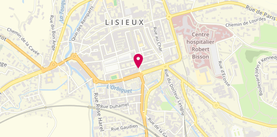 Plan de Lexo Optic, 46 Rue Pont Mortain, 14100 Lisieux