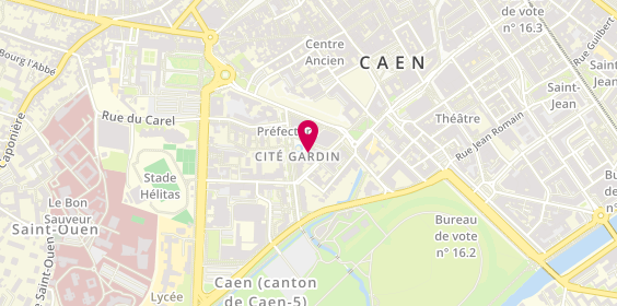 Plan de Lcs, 14 place Gardin, 14000 Caen