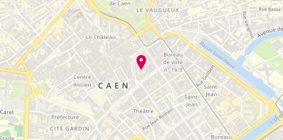 Plan de Jimmy Fairly Opticien Caen, 15 Rue Bellivet, 14000 Caen