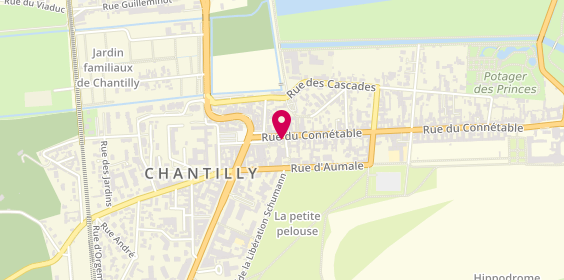 Plan de Opticien Chantilly GrandOptical, 121 Rue du Connétable, 60500 Chantilly