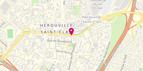 Plan de Écouter Voir Optique Mutualiste, 68 avenue de la Grande Cavée, 14200 Hérouville-Saint-Clair