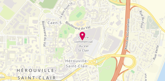 Plan de Générale d'Optique, Centre Commercial Carrefour
307 Boulevard du Val, 14200 Hérouville-Saint-Clair