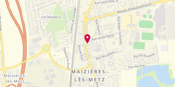 Plan de Griffoptical Opticien - Contactologie - Examen de vue - Lunettes de soleil, 80 Grand Rue, 57280 Maizières-lès-Metz