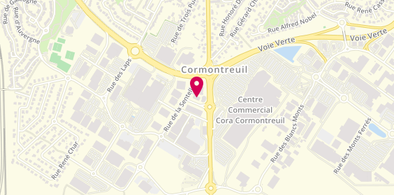 Plan de Alain Afflelou, 2 Rue des Alleux Zone Aménagement, 51350 Cormontreuil