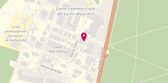 Plan de Alain Afflelou, 80 Rue de la Bastille, 60740 Saint-Maximin