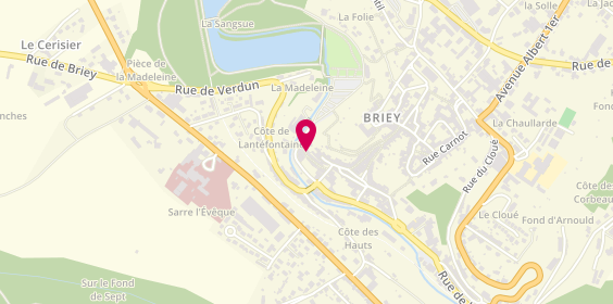Plan de Optique Mauffrey, 12 Rue Poterne, 54150 Briey