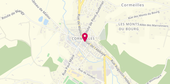 Plan de Optique de la Calonne - Cormeilles, 14 Rue de l'Abbaye, 27260 Cormeilles