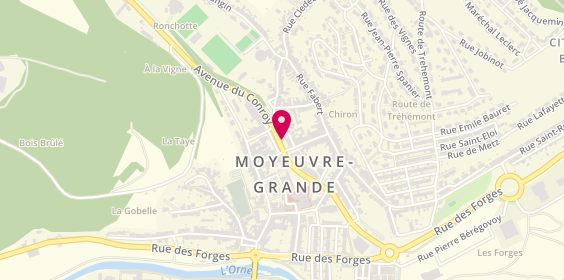Plan de Optic 2000, 12 Rue Maurice Thorez, 57250 Moyeuvre-Grande