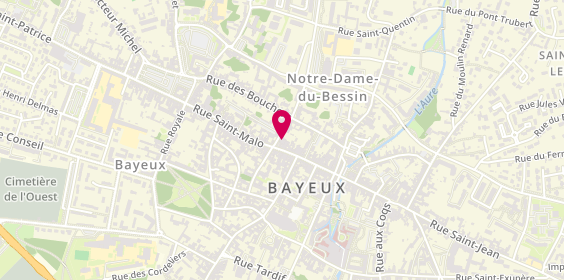 Plan de Bayeux Optique, 2 Rue Genas Duhomme, 14400 Bayeux