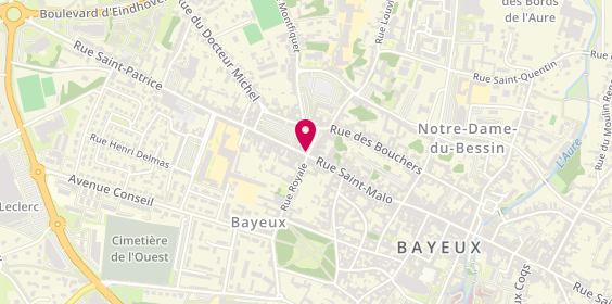 Plan de Krys - Optique St Patrice, 2 Rue Saint-Patrice, 14400 Bayeux