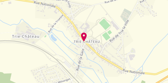 Plan de Opticien TRIE CHATEAU-GISORS Optical Center, Route Nationale 181, 60590 Trie-Château