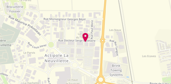 Plan de Opticien REIMS - Optical Center, Rue du Docteur Bazelaire Actipole Neuvillette, 51100 Reims