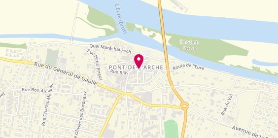 Plan de Optique Pont de l'Arche, 15 Rue Jean Prieur, 27340 Pont-de-l'Arche