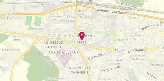 Plan de Fism'Optic, 5 Rue des Bouchers, 51170 Fismes