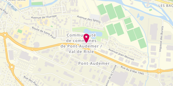 Plan de Atol, Centre Commercial Carrefour Market
2A avenue Jean Monnet, 27500 Pont-Audemer