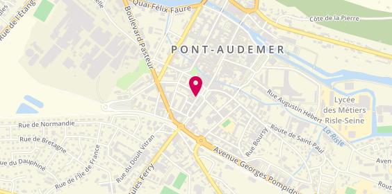 Plan de Alain Afflelou, 6 Rue Gambetta, 27500 Pont-Audemer