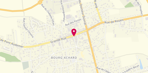 Plan de Optique du Roumois Opticien Bourg Achard, 169 Grande Rue, 27310 Bourg-Achard