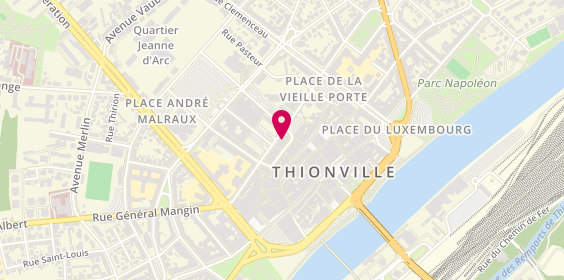 Plan de Optic 2000, 2 Place Turenne
Rue du Manège, 57100 Thionville