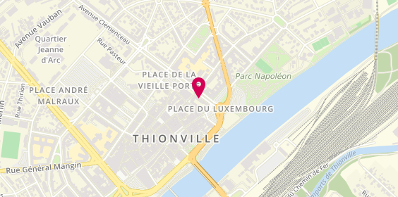 Plan de Pencil, 16 avenue Clemenceau, 57100 Thionville