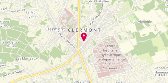 Plan de Optic 2000, 35-37 Rue de la République, 60600 Clermont