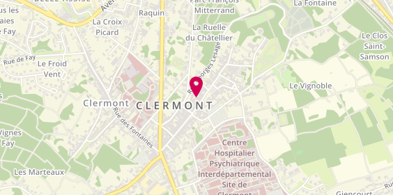 Plan de L'Optique Gengembre, 9 place de l'Hôtel de Ville, 60600 Clermont