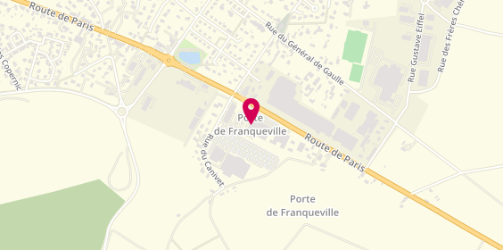 Plan de Écouter Voir Optique Mutualiste, 765 Route de Paris, 76520 Franqueville-Saint-Pierre
