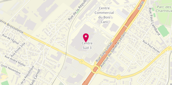 Plan de Écouter Voir Optique Mutualiste, Centre Commercial 
Rue du Bois Cany, 76120 Le Grand-Quevilly