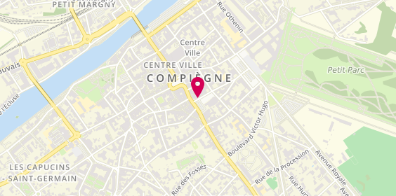 Plan de Optique la Lunetterie Dadier, 3 place Saint-Jacques, 60200 Compiègne