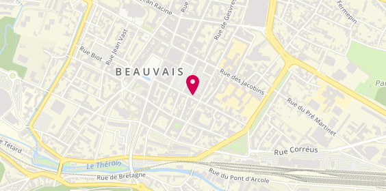 Plan de Les Opticiens Mutualistes, 31 place Jeanne Hachette, 60000 Beauvais