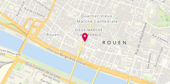 Plan de Optical Center, 26 Rue Jeanne d'Arc, 76000 Rouen