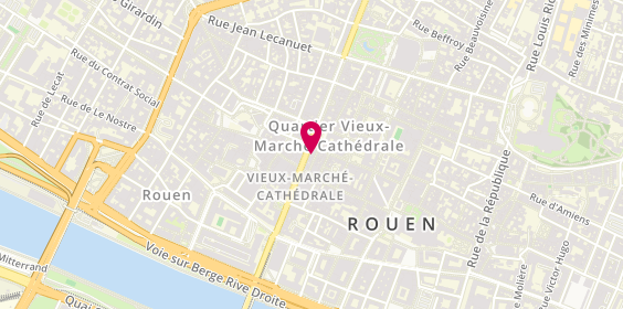 Plan de ACUITIS, 62 Rue Jeanne d'Arc, 76000 Rouen
