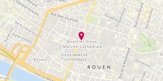 Plan de Optique Hayon Sonsino, 64 Rue Jeanne d'Arc, 76000 Rouen