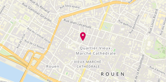 Plan de Red Optic, 8 Rue Sainte Croix des Pelletiers, 76000 Rouen